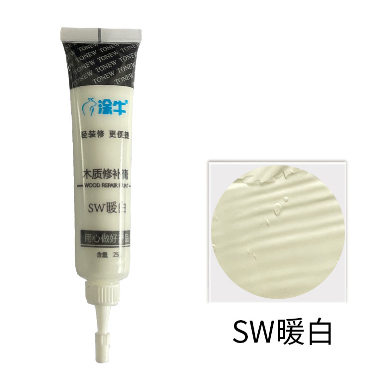 148色家具補修ペースト 木製幅木の釘穴埋め補修材 無垢材家具の損傷補修ペースト