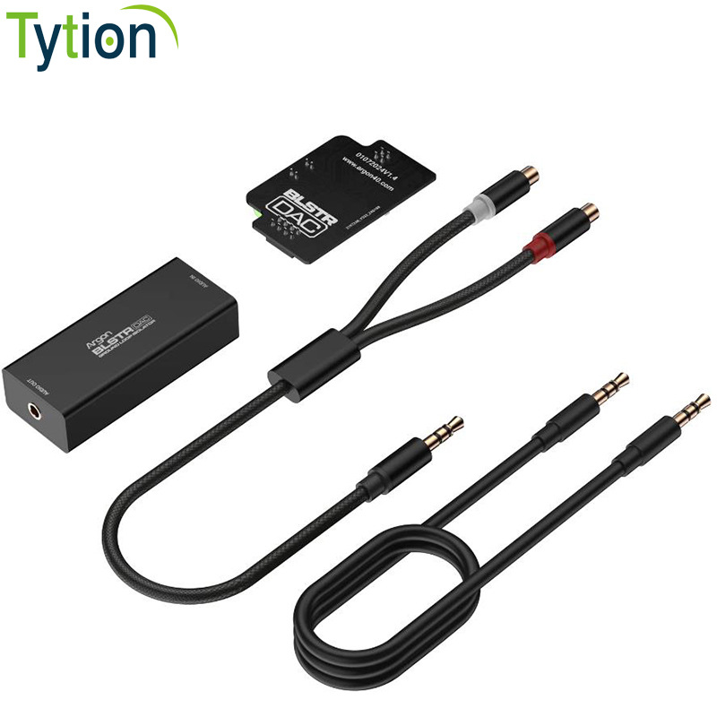 树莓派5 Argon BLSTR DAC 共地AUX音频隔离降噪电流滤波器RCA输出