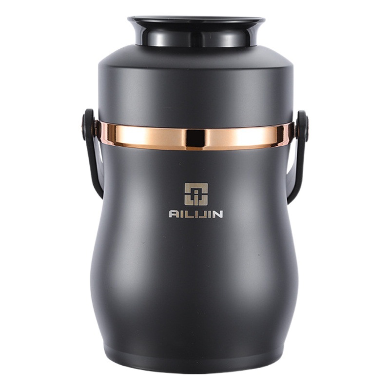 304 stainless steel insulated pot vacuum braised lunch box layered insulated bucket bento box office worker portable pot