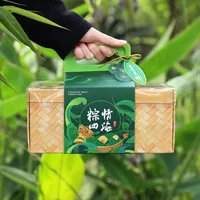 Новая подарочная коробка Dragon Boat Festival, упаковочная коробка для рисовых пельменей, подарочная коробка, пустая коробка для делового подарка Dragon Boat Festival, высококачественная подарочная коробка-саквояж