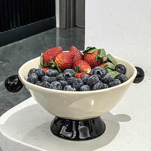 Fruit tray household fruit basket hall coffee table snacks candy box simple niche high-looking dried fruit storage box fruit tray