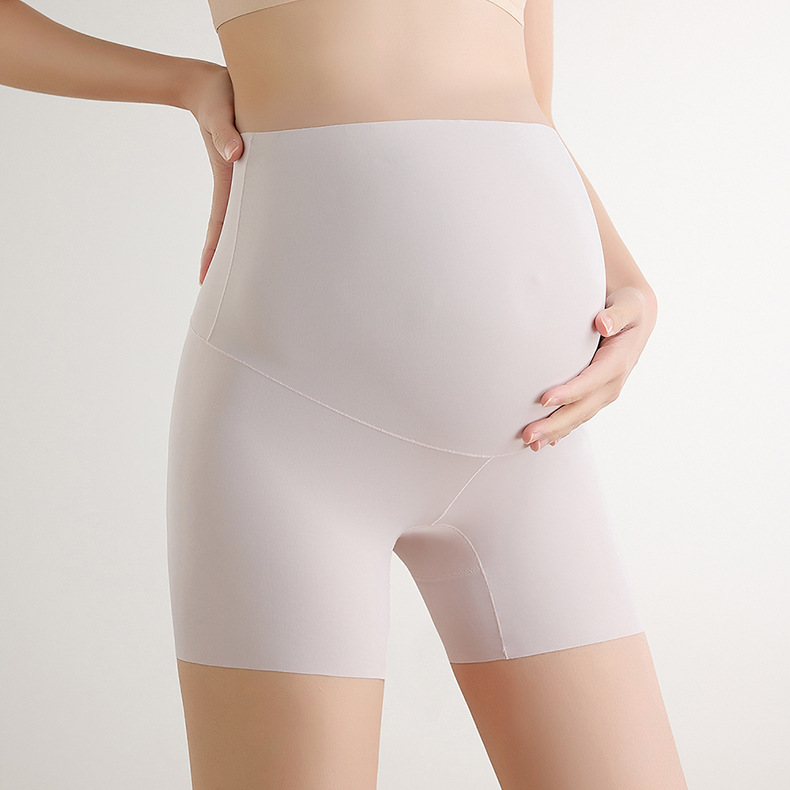 Pregnant Women's Safety Pants Summer Thin Traceless Three-point Anti-walking High Waist Abdominal Pants Inner Wear Pregnant Women's Base Pants Pregnant Women's Safety Pants Summer Thin Traceless Three-point Anti-walking High Waist Abdominal Pants Inner Wear Pregnant Women's Base Pants