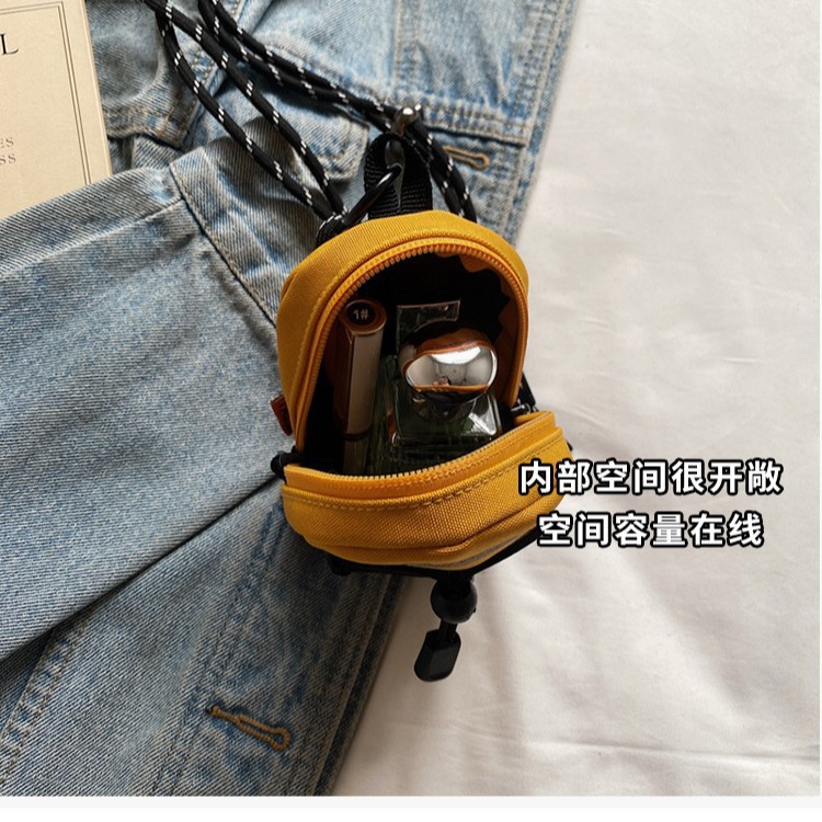 Bolso mini coreano para niños, bolso de moda, bolso de hombro para niñas, bolso de auriculares para viajes al aire libre, bolso de lápiz labial