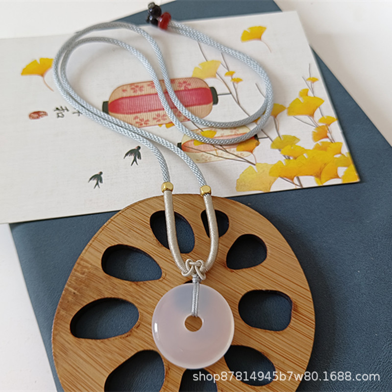 라이트 블루 로프가 있는 스몰 사이즈 안전 버클 (직경 25mm)