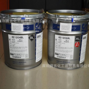 日本信越KE-1204BL(AB）室温固化灌封胶双组份室温固化硅橡胶