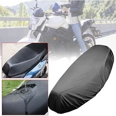 Waterproof and Sun-Proof Universal Motorcycle Seat Cover Pu Leather L Size Waterproof and Breathable
