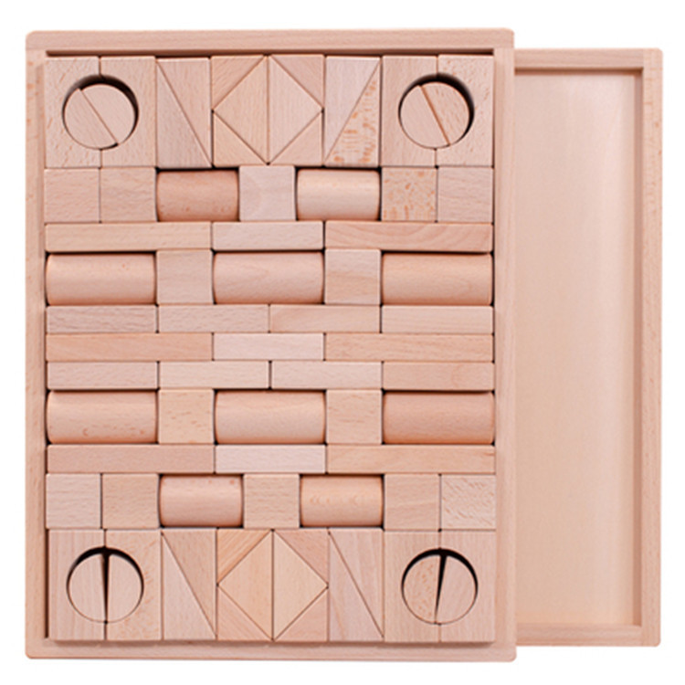 Kindergarten gran partícula bloques de construcción juguete super grande 180 pura haya original madera sólida empalme bloques de construcción