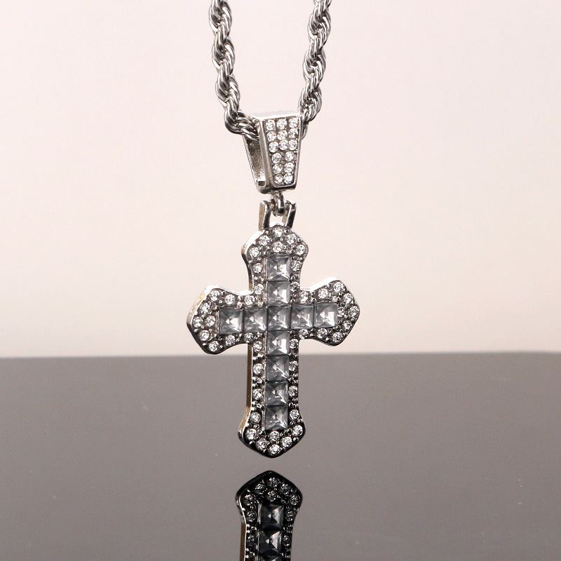 Multicolor Cross-White/2.5*60cm Twist Chain