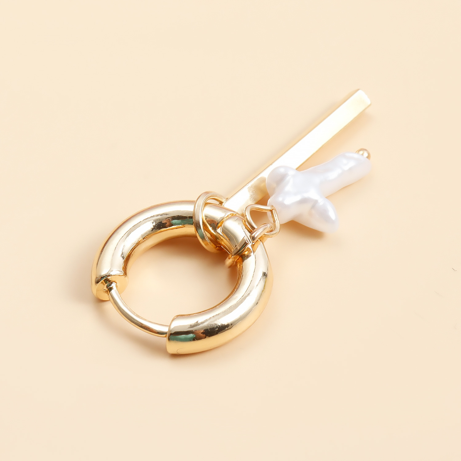 10g Weight Alloy Ear Needle Material Earrings Classification 1 Pair Quantity Holiday, Daily Occasion Alloy Material Geometric, Cross Pattern Women's Gender Plating Design Casual, Simple Style Style 1 Pair Casual Simple Style Geometric Cross Plating Alloy Earrings 28