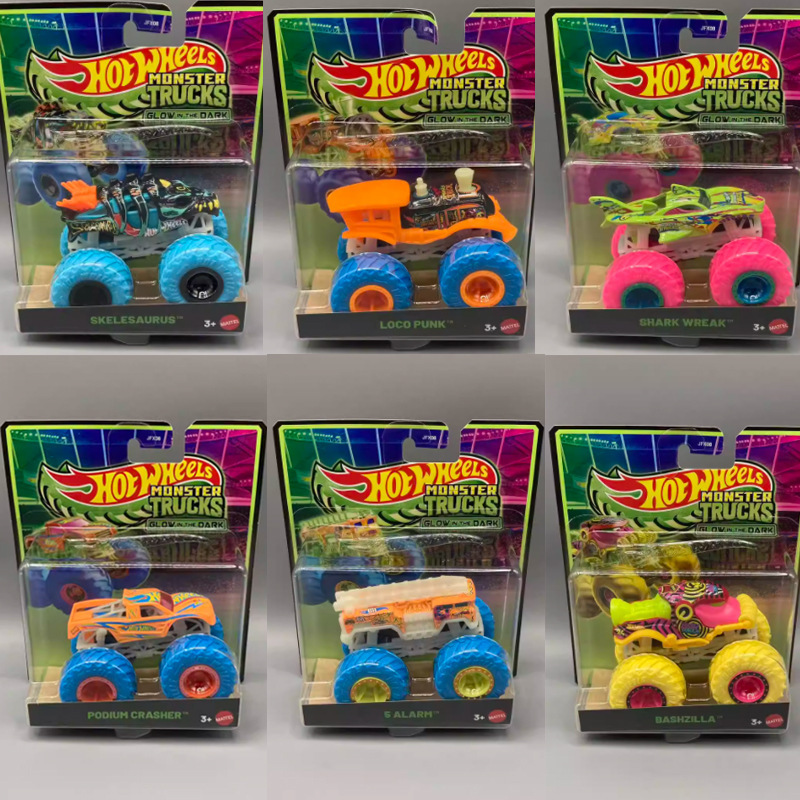 Mattel Monster Truck Night Light Series Jfx08 Monster Killer Whale Shark Truck Children's Alloy Toy Mattel Monster Truck Night Light Series Jfx08 Monster Killer Whale Shark Truck Children's Alloy Toy