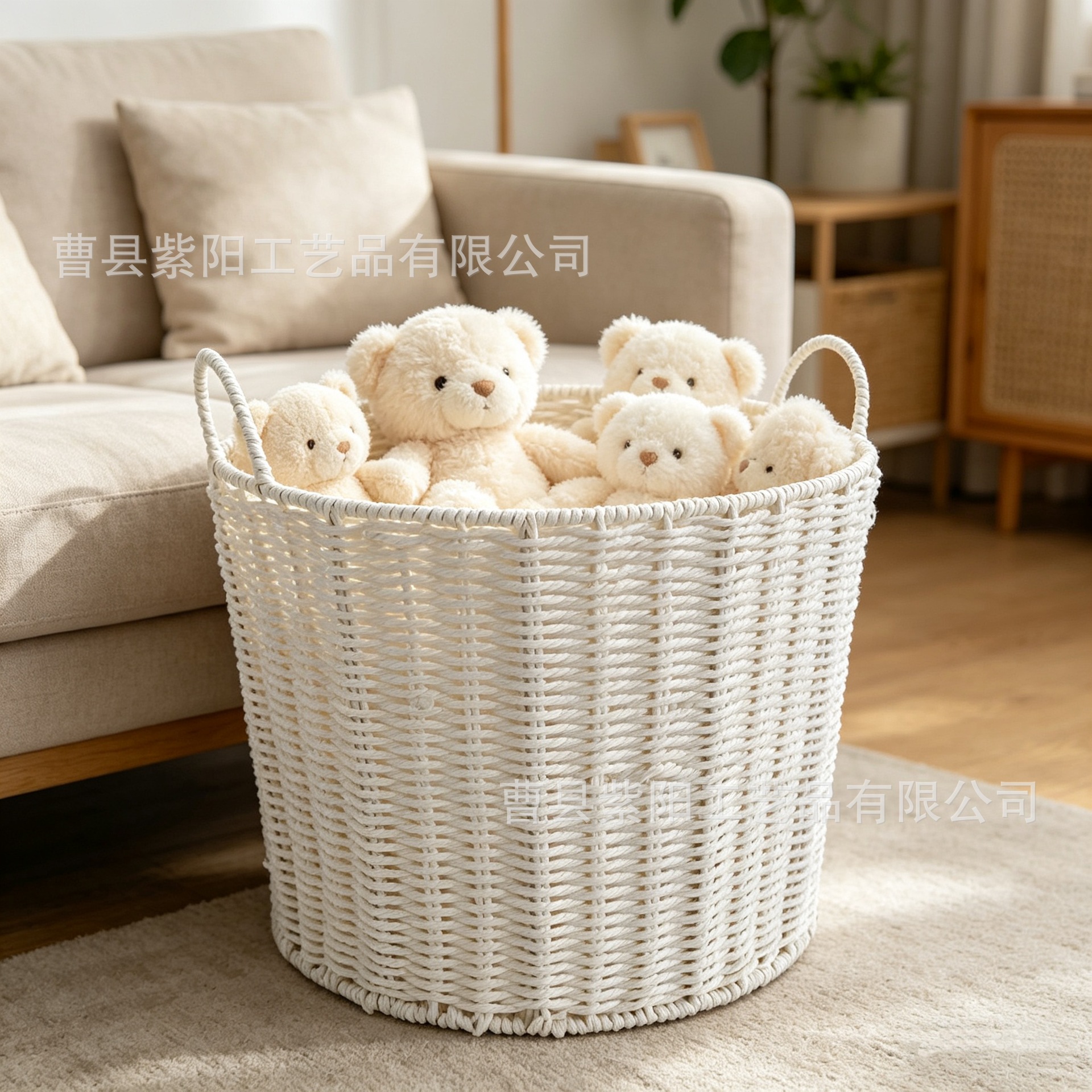 浴室脏衣篓家用大容量衣服收纳筐手工编织篮晒衣篮收衣篮换衣筐
