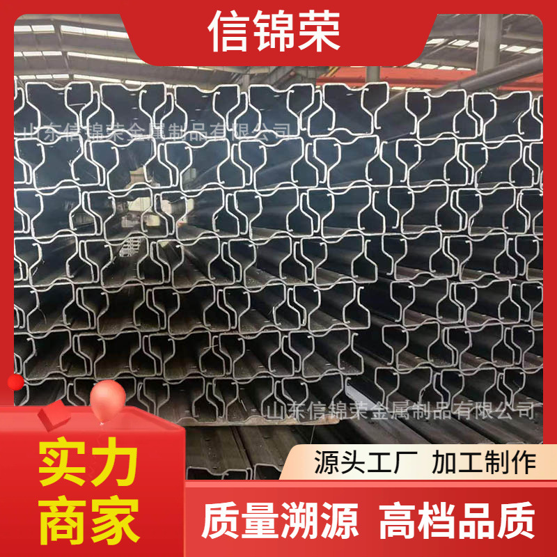 山东电缆导轨异型钢冷弯M型钢槽  可镀锌喷漆打孔 M型钢