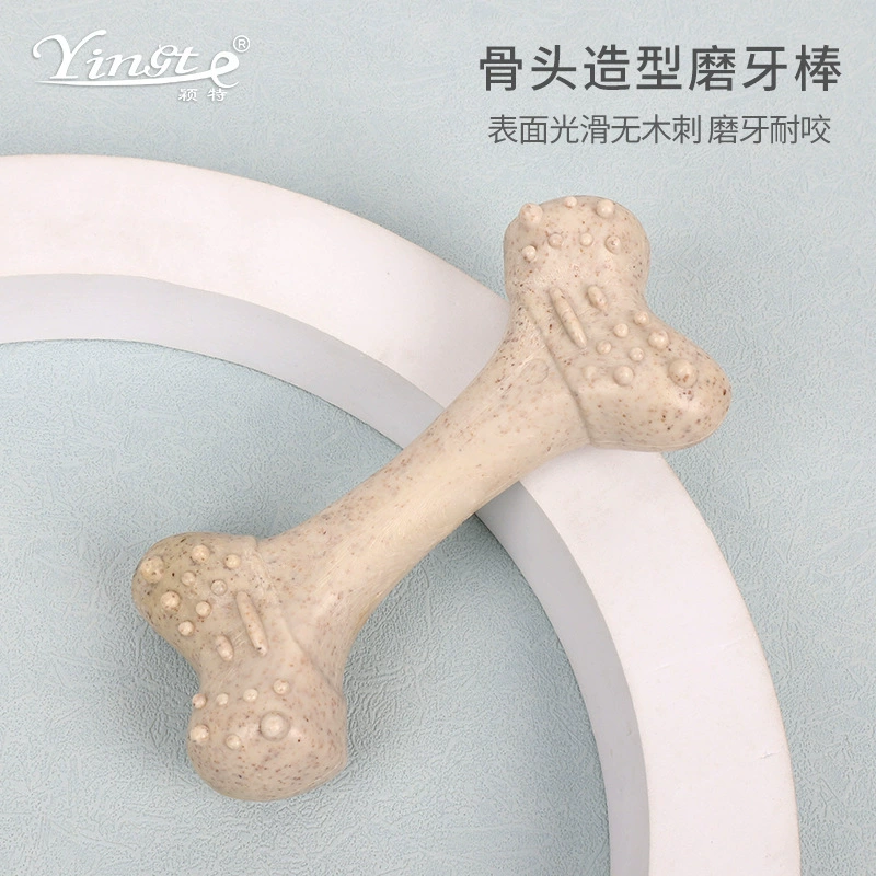 Игрушки для домашних животных, чистящая кость и молярная палочка для собак, устойчивые к укусам игрушки для собак, тренировочные принадлежности со вкусом говядины с твердыми зубьями