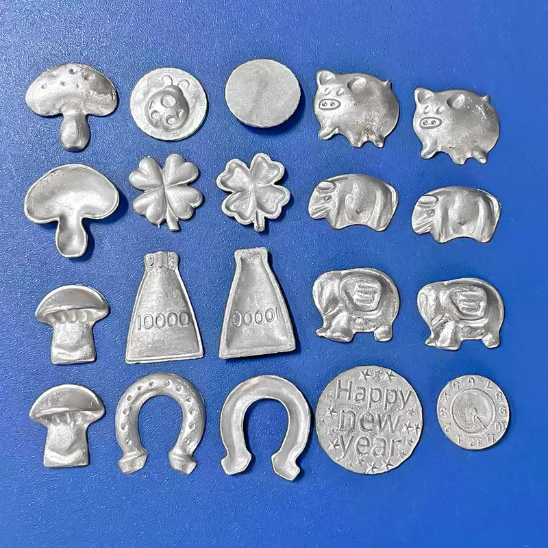 低温环保锡铋易熔合金件动植物造型铸造低温锡铋件锡合金打样
