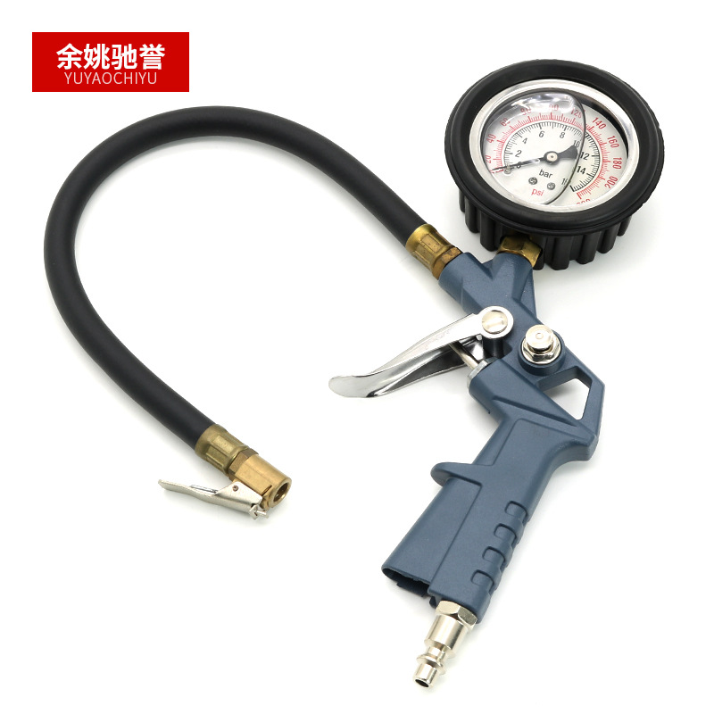 夜光机械高精度汽车胎压计 盒装胎压表 可放气轮胎胎压表