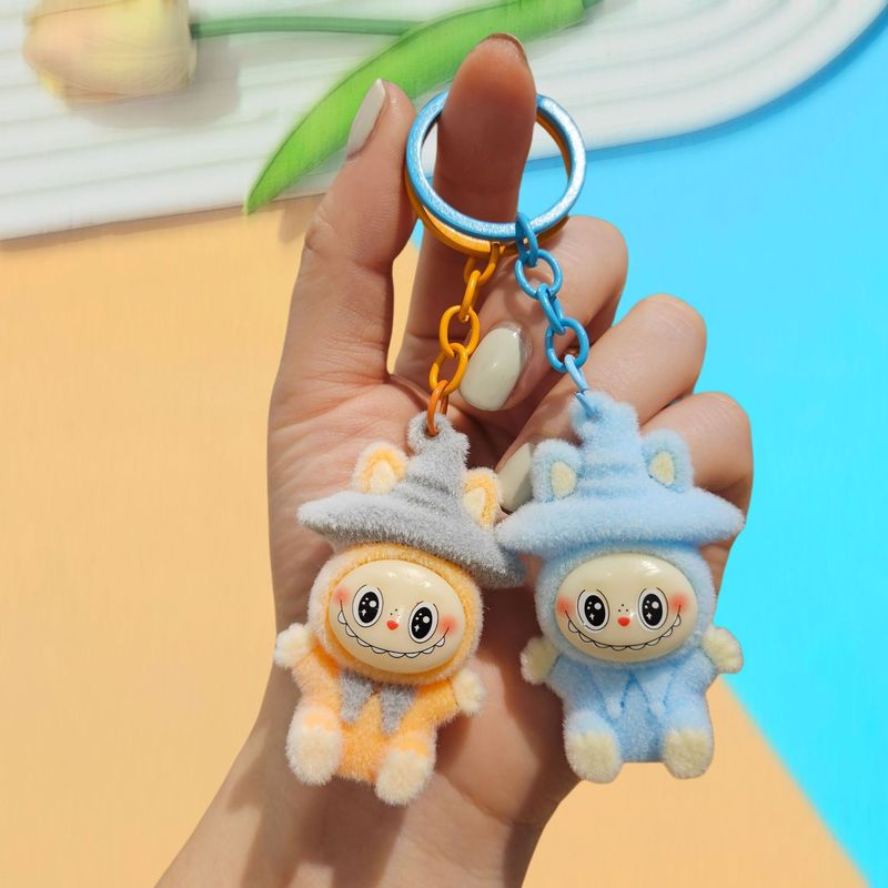植毛かわいいマジックハットラブキーホルダーかわいい人形クロスボーダーかわいい小さな羊携帯電話ペンダントギフト|undefined