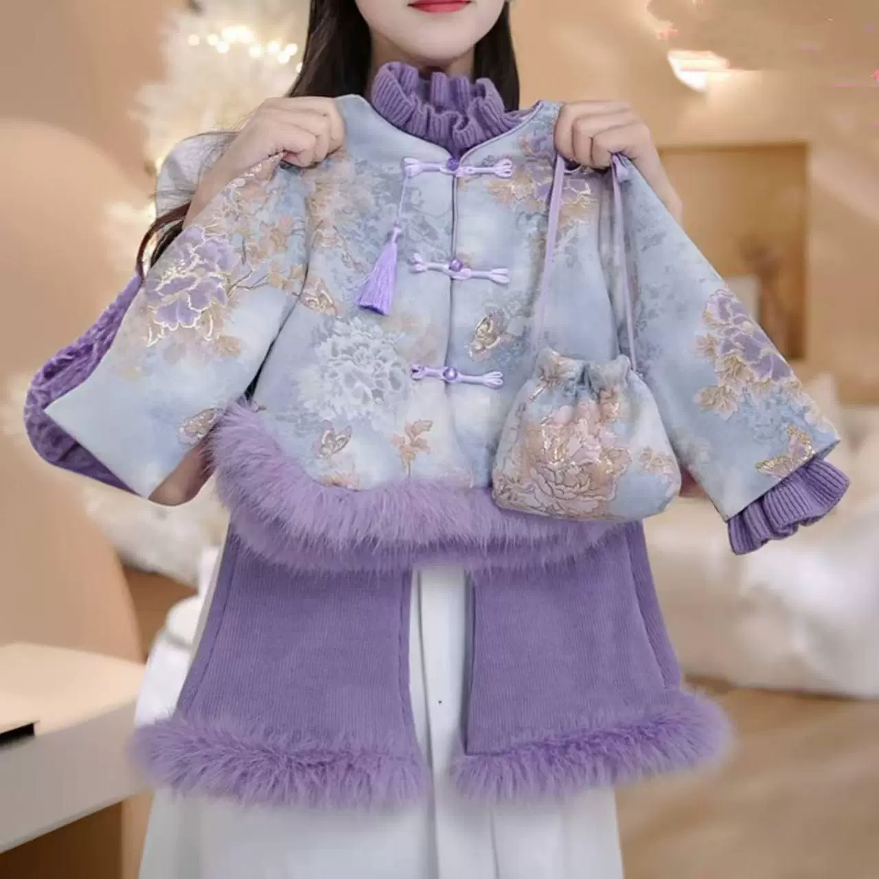 Детский утепленный пуховик Tide, китайский стиль, увеличенная толщина