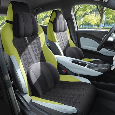 2025 BYD Seagull Seat Cover Glory Edition Special Cushion Haiou Four Seasons Universal Seat Cover Car Seat Cushion 25 (Four Seasons Pad) - sprout-green-byd-seagull-standard-edition