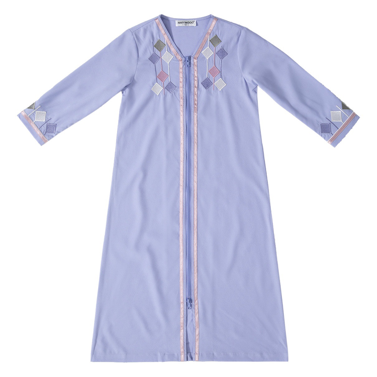 Fábrica en stock del sudeste asiático niñas bordado vestido TH623, Amazon AliExpress eBay Camarón piel Venta caliente