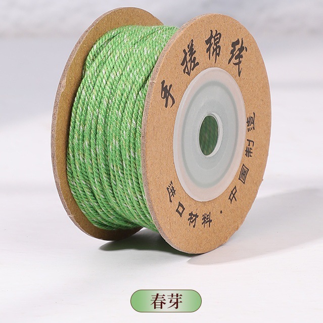 Cen 30m 手でこすった綿糸チベット編みロープ手作り DIY ブレスレット編みロープ多本耐摩耗性チベットロープ|undefined