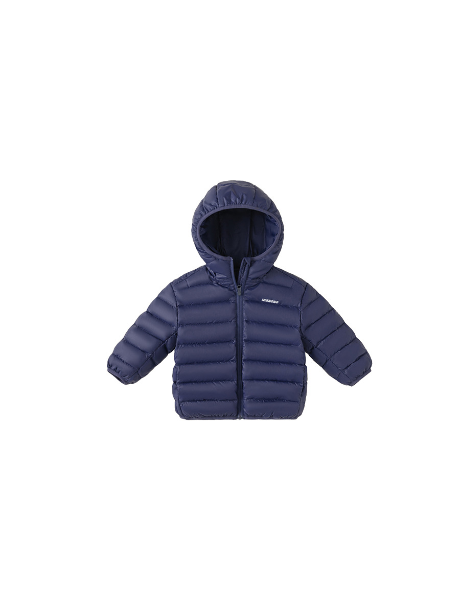 Yubao ropa infantil de invierno niño chaqueta ligera chaqueta corta con sombrero abrigo de invierno blanco ropa de invierno para niños