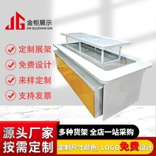 厂家定制超市货架商场超市促销零食日用品中岛柜多功能展示架货架