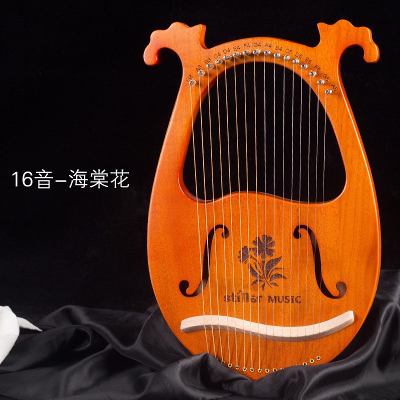 19-String lyre piano portátil 16-String small HARP principiante auto-Estudio 10-String lyre piano lyre instrumento musical