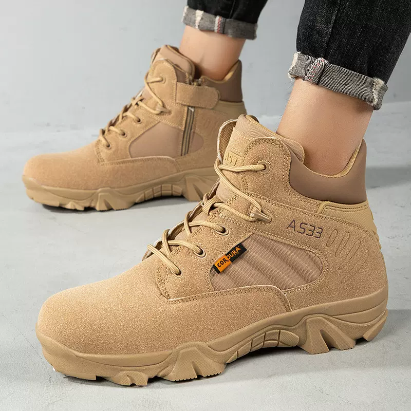 三角洲男女低靴特种兵作战靴沙漠战术 陆战靴登山鞋