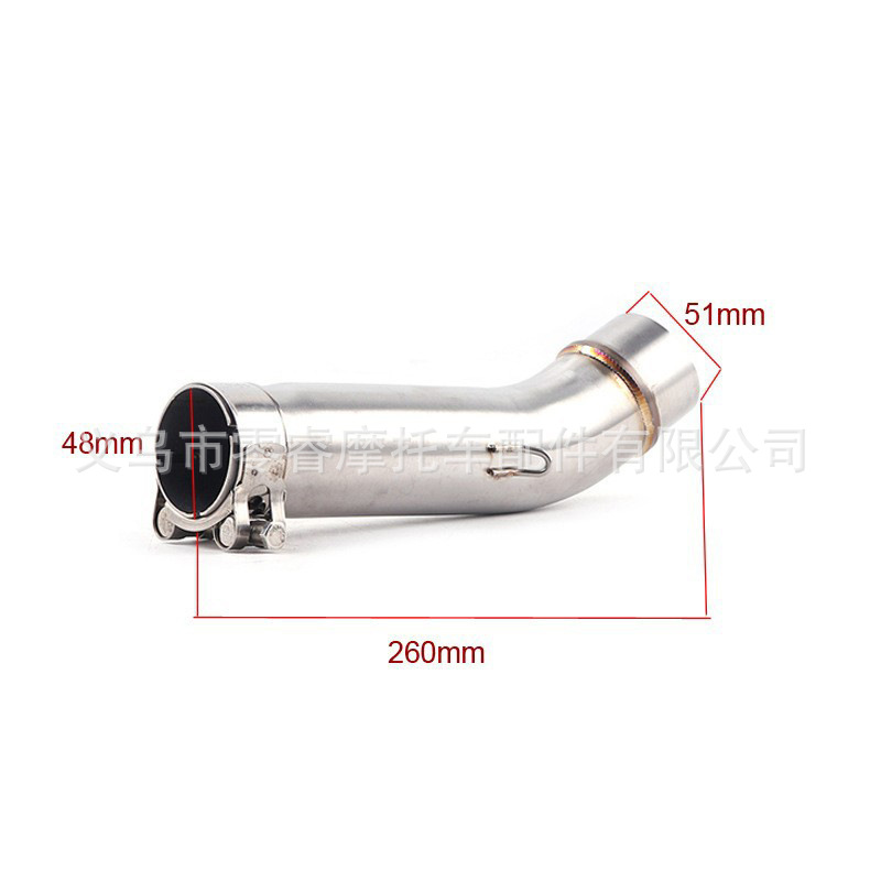 Motorcycle Exhaust Pipe for Honda Cb400 Modified Middle Exhaust Connecting Pipe