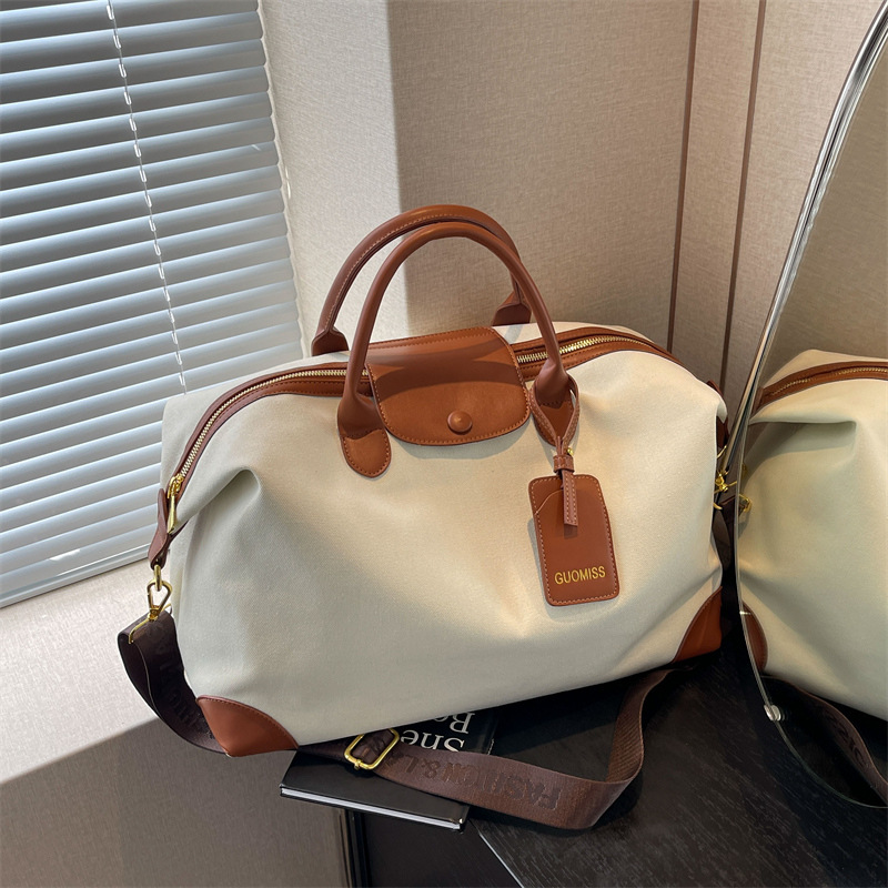Travel Bag Women's Large Capacity Fashionable Lightweight Short-Distance Luggage Bag Portable Outdoor Portable Fitness Bag Maternity Storage Bag