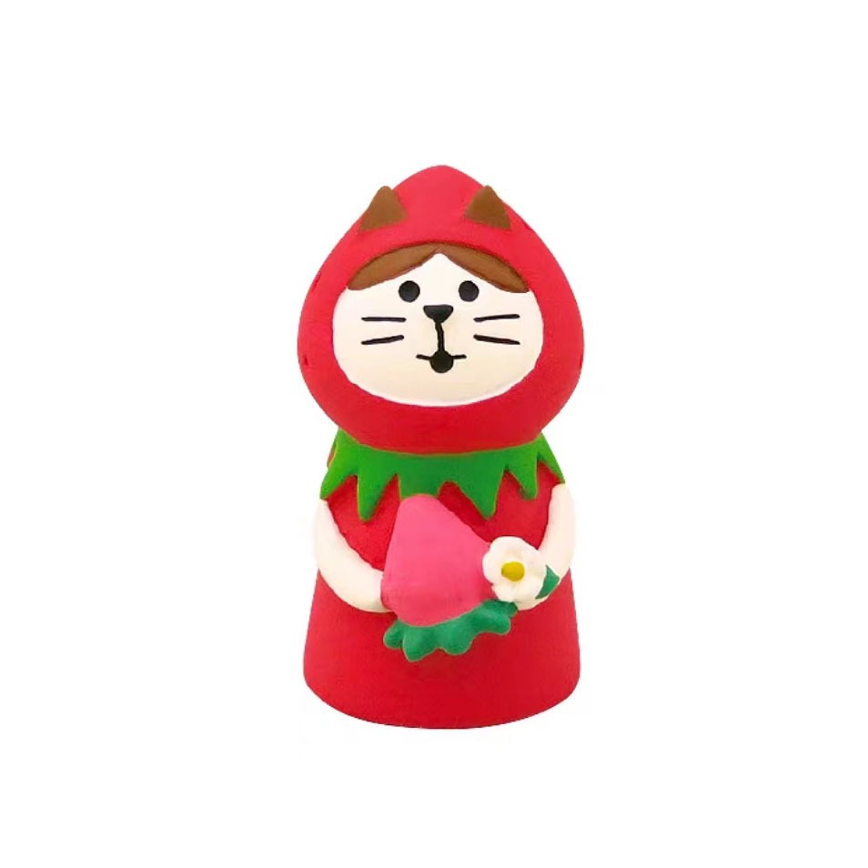 딸기 따기 고양이