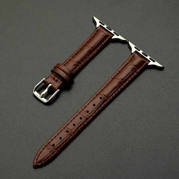Two -layer bamboo section pattern 14 small waist dark brown