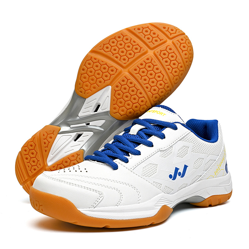 Comercio exterior nuevo tipo de zapatos de bádminton de pareja transpirables antideslizantes zapatos de entrenamiento de competencia