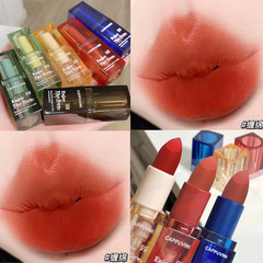 Cappuvini powder mist lipstick fake plain face whitening student matte glaze lip gloss mud matte lipstick