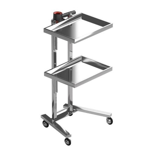 Beauty Salon Trolley Internet Redhead Hairdressing Shop Trolley Hair Salon Stainless Steel Trolley Foldable Hair Salon Tool Cart 