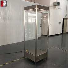 博物馆展柜古董文物陈列台展厅展台透明玻璃艺术品展览柜厂家设计
