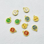 强保色五路财神配件项链吊坠古法金diy饰品配饰手链隔珠手串挂件