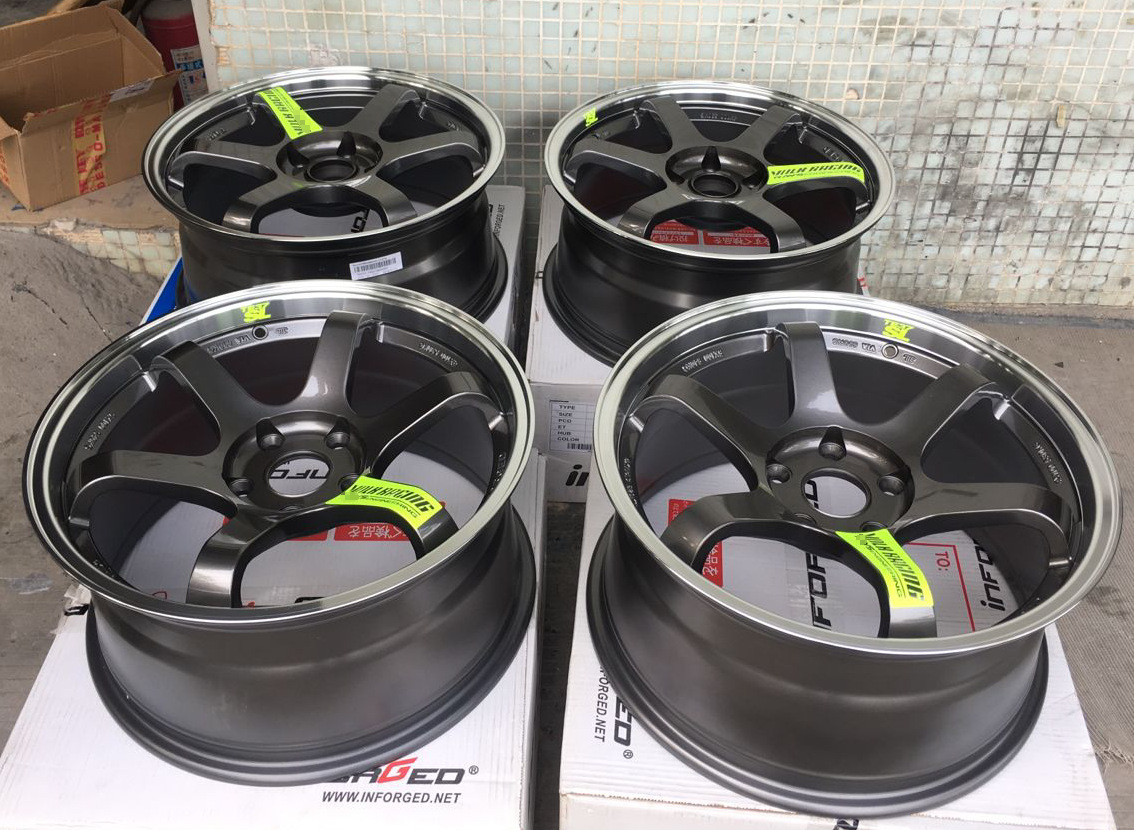 Classic TE37 modified wheels suitable for Fit Carnival Toyota 86 Reiz Golf Onksera A3 Civic