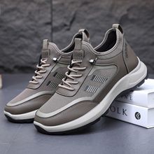 男鞋春秋2025新款男士休闲运动鞋老北京布鞋健步鞋软底防滑爸爸鞋