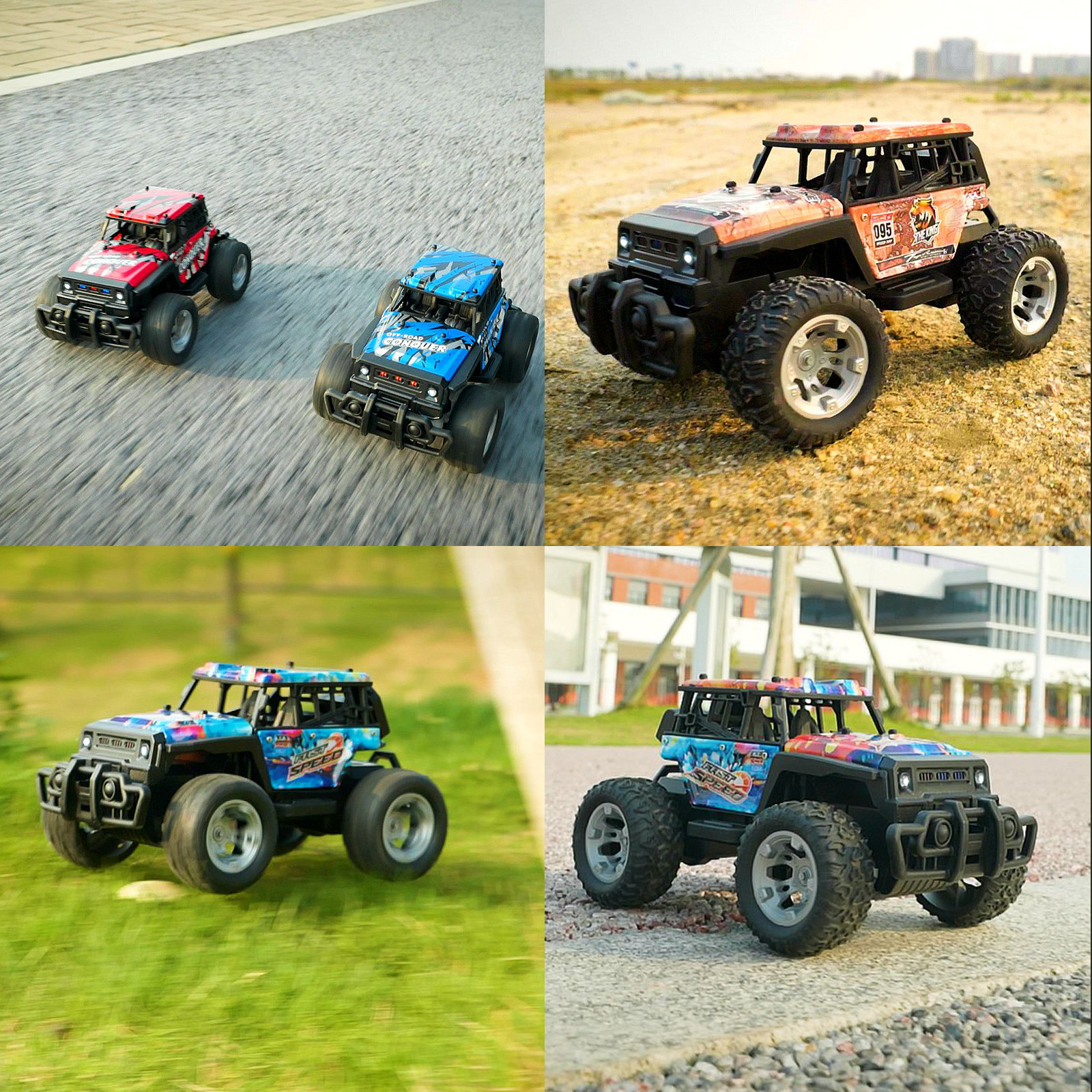 (Cross-border trading), SUV, toy car, electric lightweight car model, jeep, remote control, can climb, scale 1:20 4