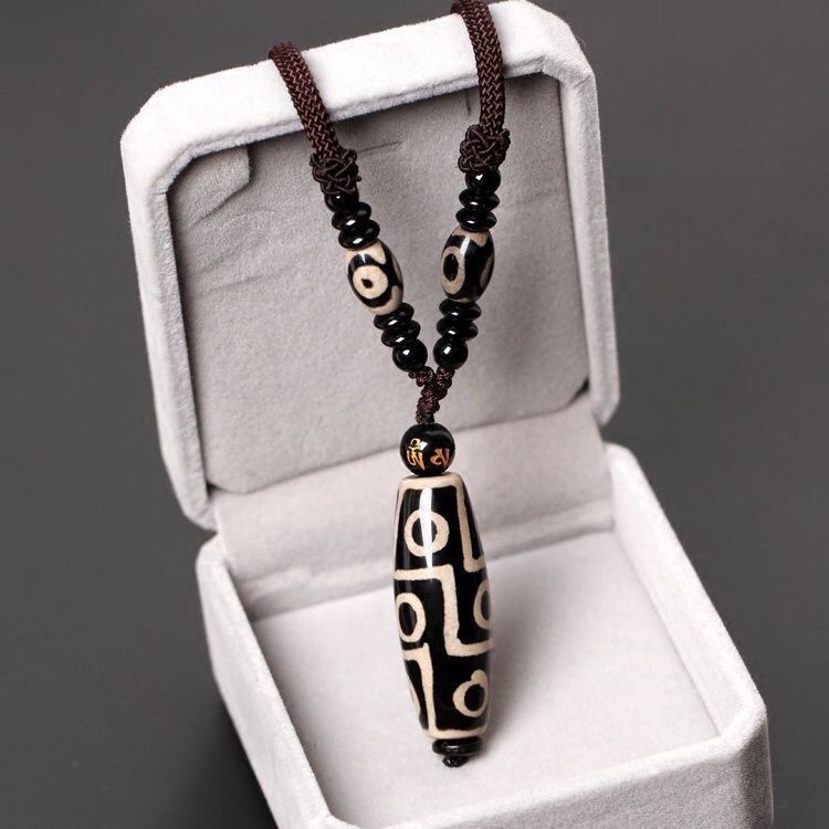 中国古美術・チベット収・純手工芸・瑪瑙多宝ネックレス・天然石・缘起