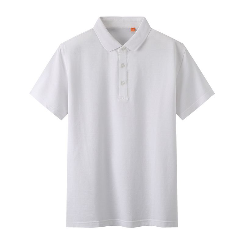 Brand Cut Label Summer Men's Clear Color Rib Lapel Clean and Fresh Casual Short Sleeve Polo Shirt P2X32500