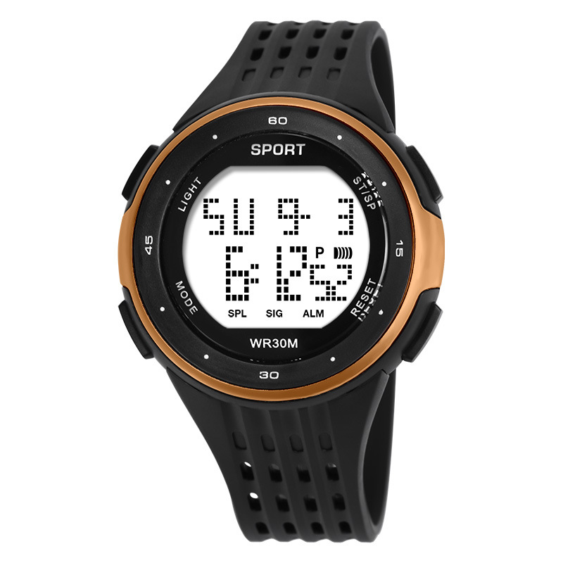 Reloj electrónico de sincronización de alarma deportiva multifuncional para hombres reloj electrónico masculino estudiante al aire libre montañismo reloj electrónico fábrica al por mayor