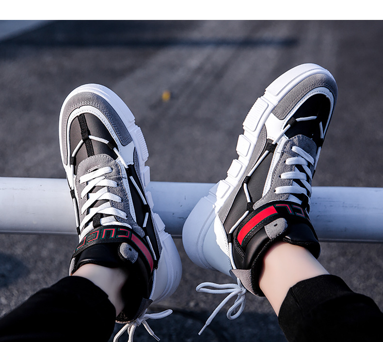 Hoge top herenschoenen zomer nieuwe casual sport Koreaanse versie trendy mode alle match heren groothandel_voghion.com