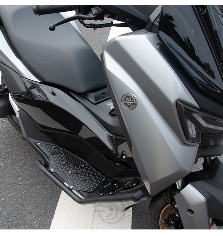 Suitable for 25 Models of Yamaha Nmax155 Modified Foot Pedal Guards, Aluminum Alloy Foot Pedals, Stainless Steel Bumpers