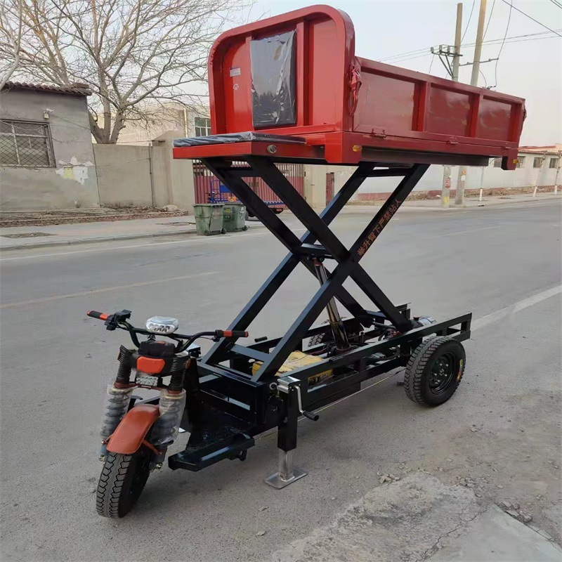 品质款灵活转变小型欧能纯电动升降自卸平板车产地货源