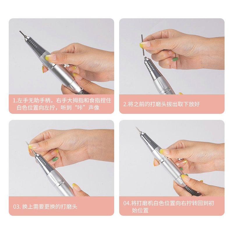 Nueva lijadora de uñas, lijadora de carga de alta velocidad, descarga profesional de uñas, piel muerta, tienda de uñas, lijado transfronterizo