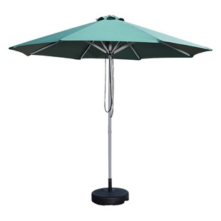 Stall Outdoor Parasol Commercial Street Advertising Parasol Wrench Umbrella Outdoor Catering Sun Umbrella All Aluminum Rope Umbrella