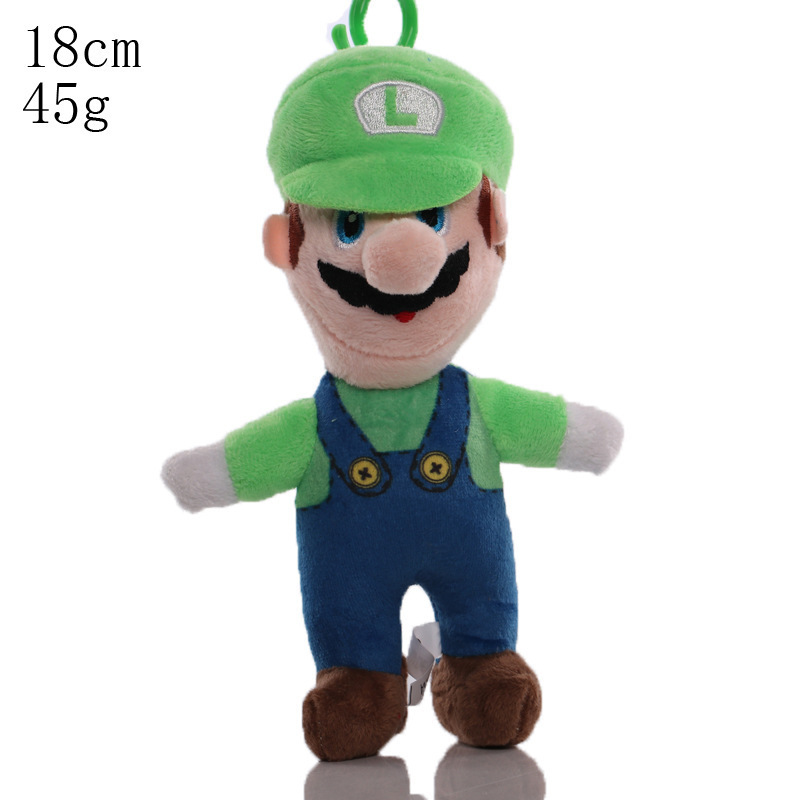 批发Super Mario玛丽马里奥蘑菇毛绒公仔玩偶8寸抓机娃娃|undefined