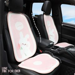 Cartoon plush car seat cushion winter car seat warm and comfortable anti-slip car seat cushion cute car seat cushion